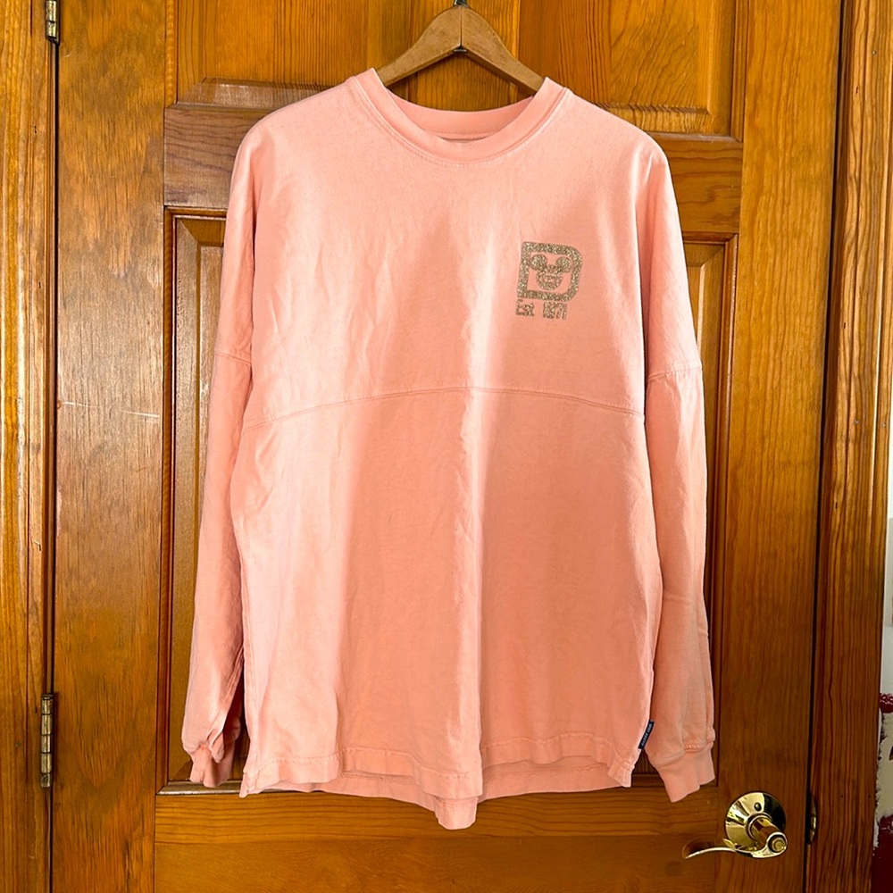 Walt Disney World spirit jersey. Rose gold. Sz M
